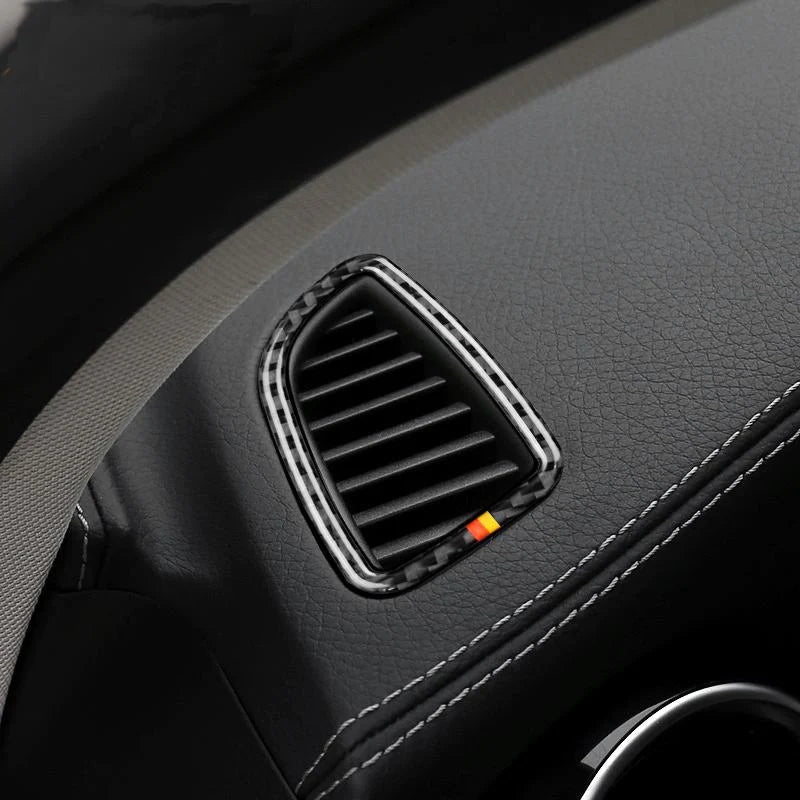 Load image into Gallery viewer, Mercedes Benz C Class "W205 C180 C200 C300 GLC" Carbon Fiber Air Conditioning Outlet Trim - FSPE