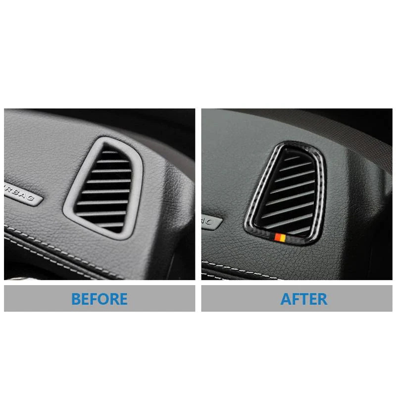 Load image into Gallery viewer, Mercedes Benz C Class "W205 C180 C200 C300 GLC" Carbon Fiber Air Conditioning Outlet Trim - FSPE