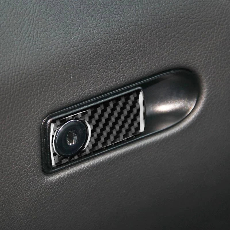 Load image into Gallery viewer, Mercedes Benz C Class "W205 W212 GLC GLK" Carbon Fiber Interior Glove Box Trim Overlay - FSPE