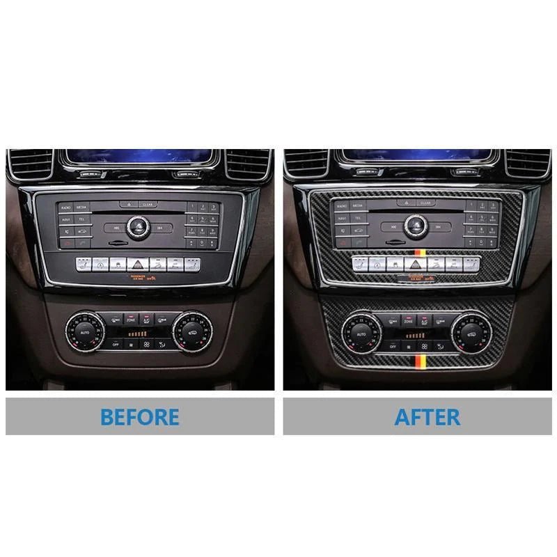 Load image into Gallery viewer, Mercedes Benz GLE (2015-2018) Carbon Fiber Center Console Panel Trim - FSPE