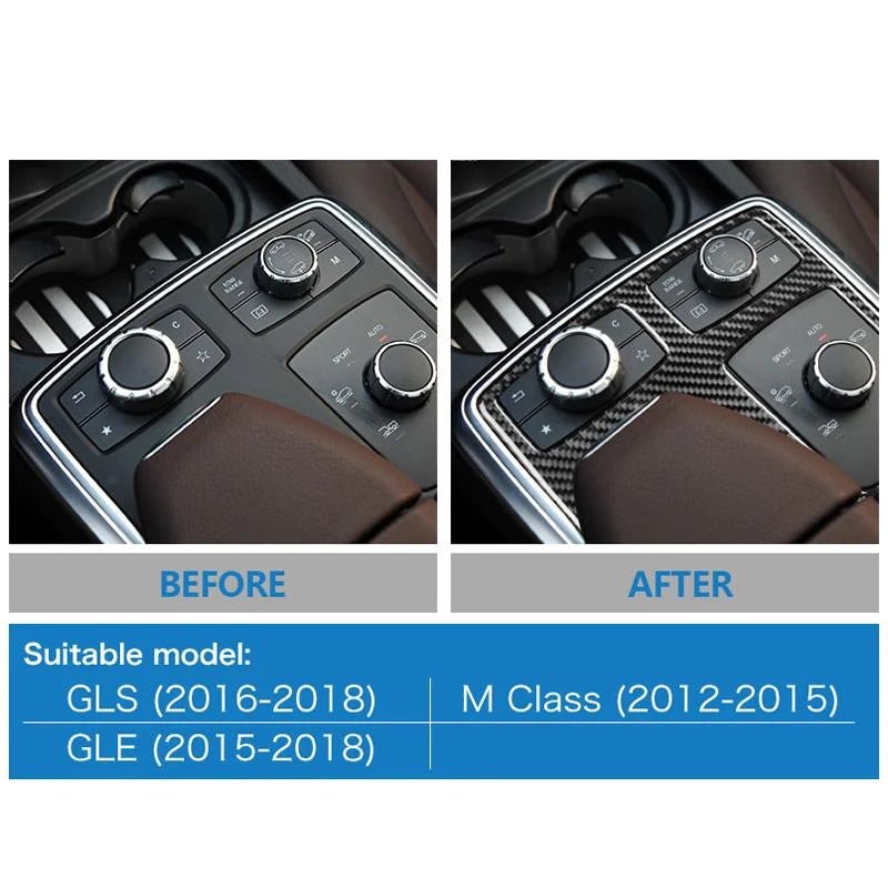 Load image into Gallery viewer, Mercedes Benz M Class GLE GLS Carbon Fiber Armrest Control Panel - FSPE