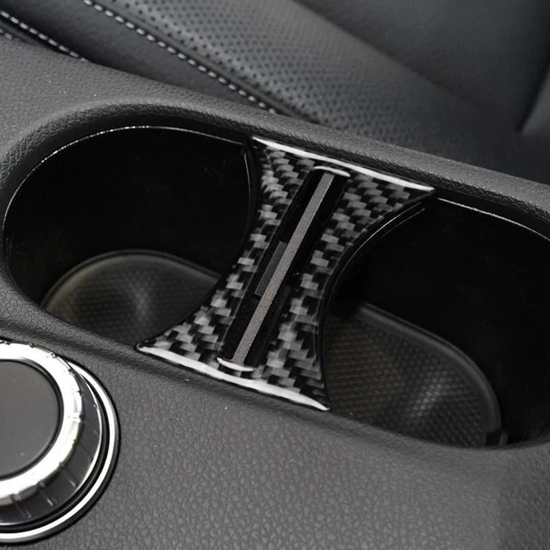 Load image into Gallery viewer, Mercedes Benz "W169 W117 W156 A Class CLA GLA" Carbon Fiber Cup Holder Trim - FSPE