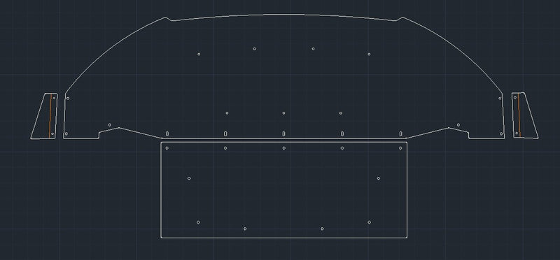 Load image into Gallery viewer, Nissan 370Z (2009-2020) Front Splitter V3 (H.B. EDITION) - FSPE