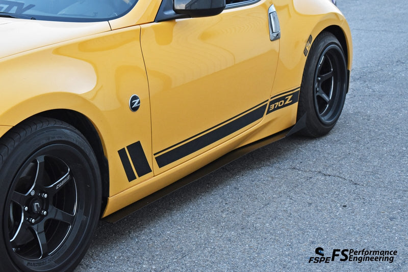 Load image into Gallery viewer, Nissan 370Z (2009-2020) Side Skirt Extensions V1 - FSPE
