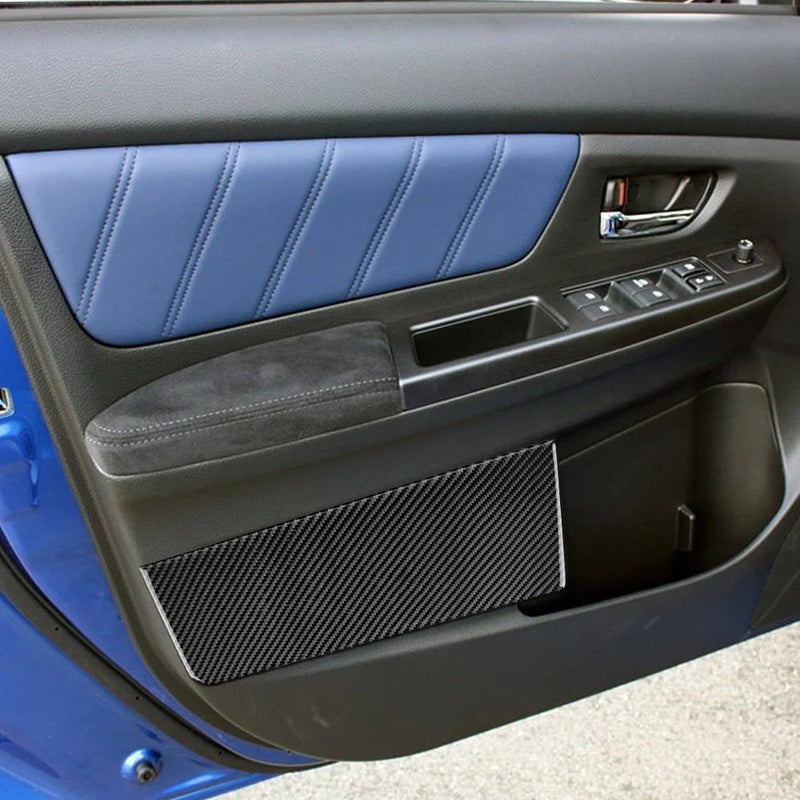 Load image into Gallery viewer, Subaru WRX (2015-2021) Carbon Fiber Front & Rear Door Panel Trims - FSPE