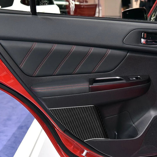Subaru WRX (2015-2021) Carbon Fiber Front & Rear Door Panel Trims - FSPE