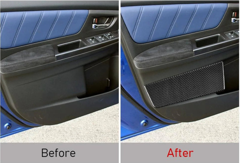 Load image into Gallery viewer, Subaru WRX (2015-2021) Carbon Fiber Front & Rear Door Panel Trims - FSPE