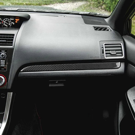 Subaru WRX (2015-2021) Carbon Fiber Glove Box Full Strip - FSPE