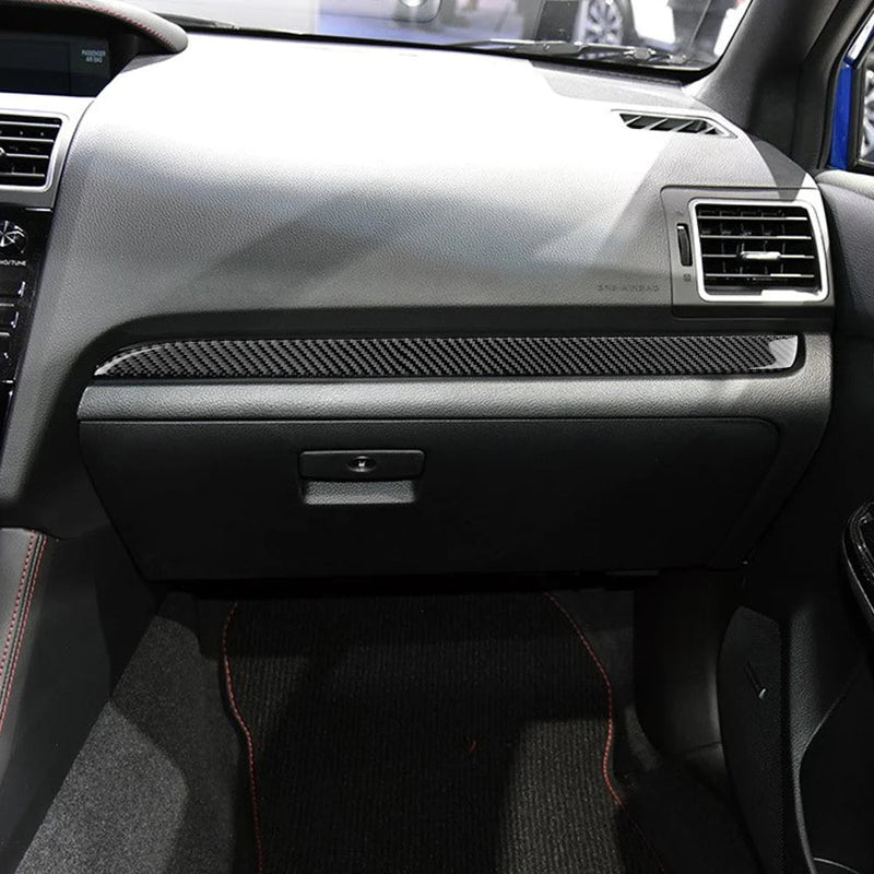Load image into Gallery viewer, Subaru WRX (2015-2021) Carbon Fiber Glove Box Full Strip - FSPE