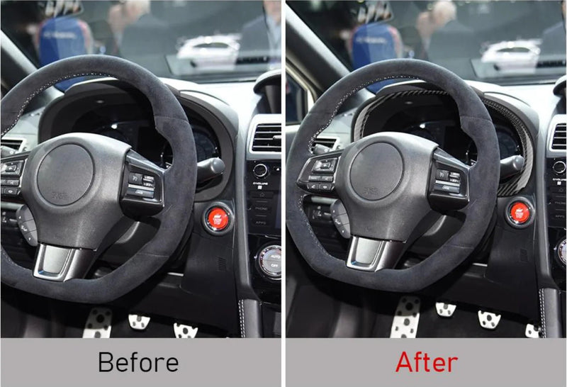 Load image into Gallery viewer, Subaru WRX (2015-2021) Carbon Fiber Speedometer Surround Trim - FSPE
