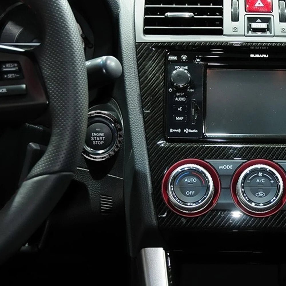 Subaru WRX (2015-2021) Carbon Fiber Start / Stop Button Ring Cover