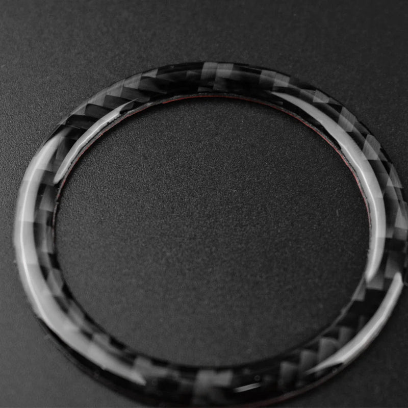 Load image into Gallery viewer, Subaru WRX (2015-2021) Carbon Fiber Start / Stop Button Ring Cover - FSPE