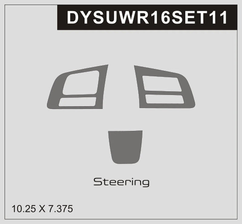 Load image into Gallery viewer, Subaru WRX (2016-2021) Carbon Fiber Steering Wheel Trim - FSPE