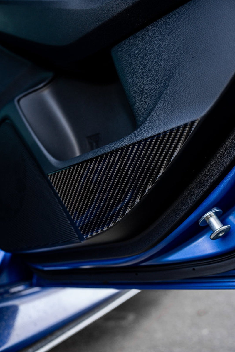 Load image into Gallery viewer, Subaru WRX (2022-2023) Carbon Fiber Door Kick Panels - FSPE