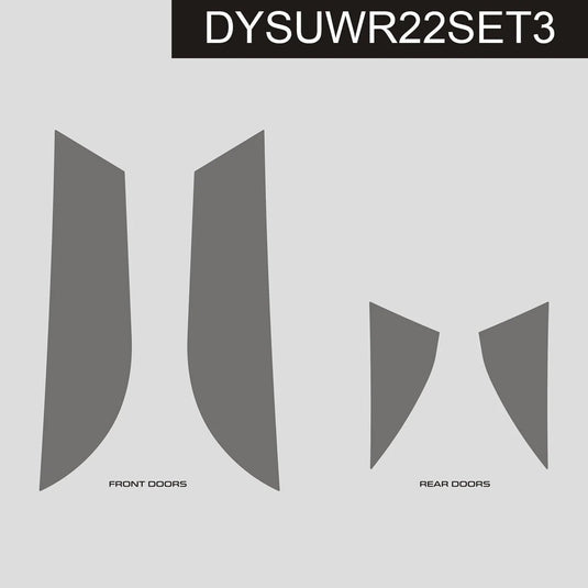 Subaru WRX (2022-2023) Carbon Fiber Door Kick Panels - FSPE