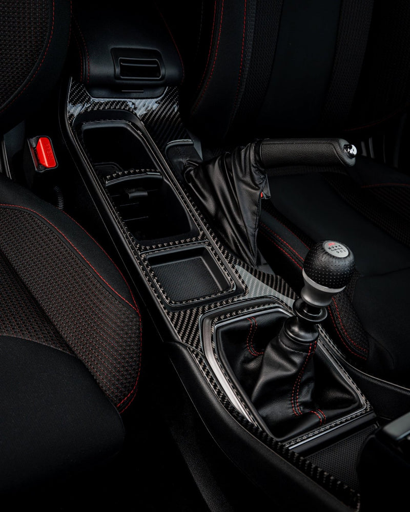 Load image into Gallery viewer, Subaru WRX (2022-2023) Carbon Fiber Handbrake & Cup holder - FSPE