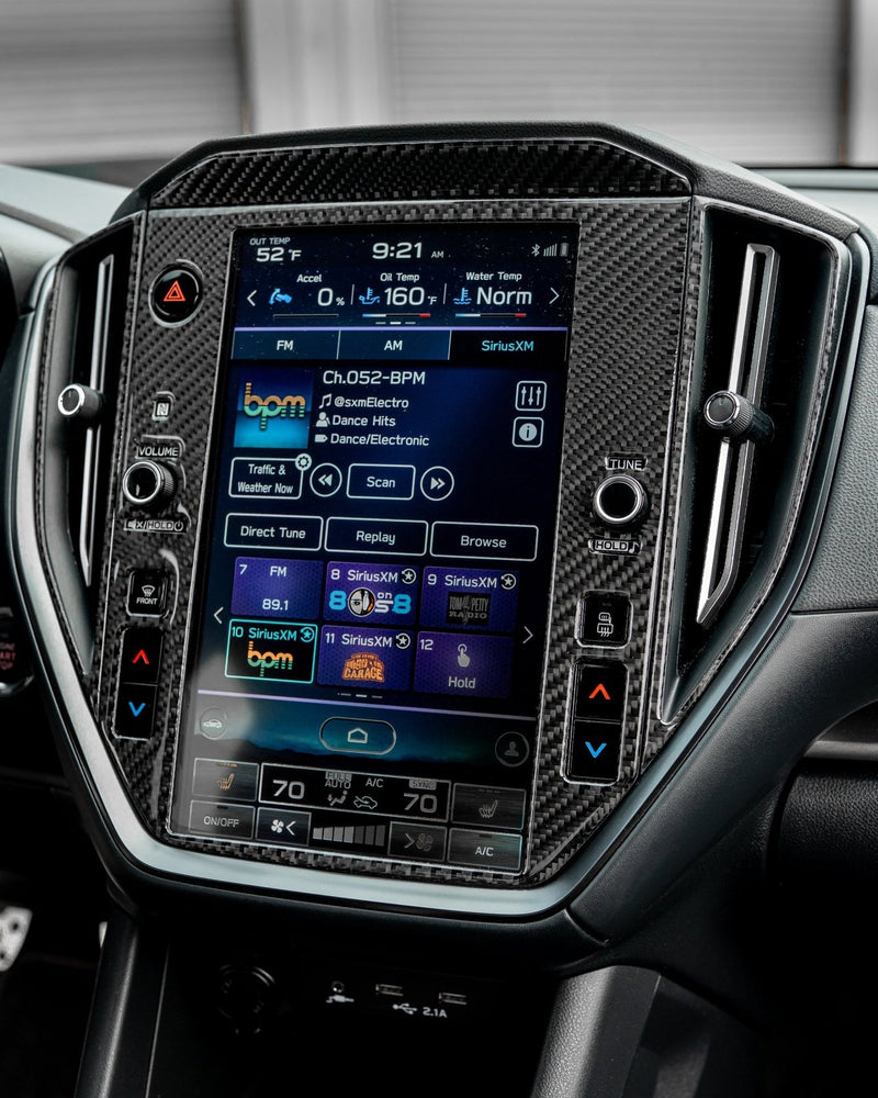 Load image into Gallery viewer, Subaru WRX (2022-2023) Carbon Fiber Infotainment Trims - FSPE