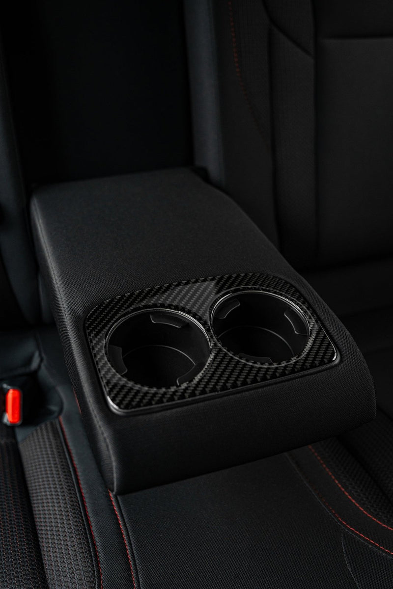 Load image into Gallery viewer, Subaru WRX (2022-2023) Carbon Fiber Rear Cup holder Trim - FSPE