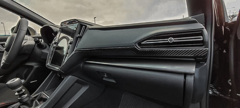 Load image into Gallery viewer, Subaru WRX (2022-2023) Carbon Fiber Start Button Dash Trim - FSPE
