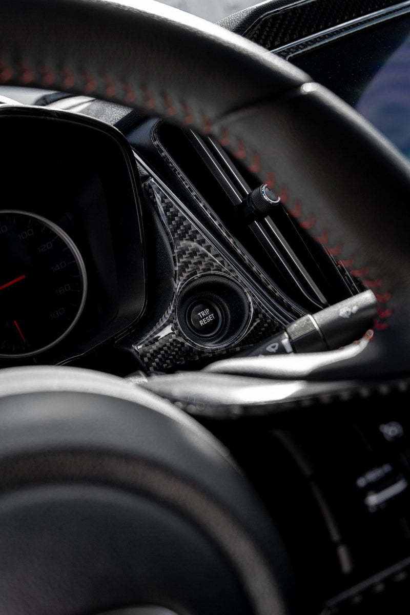 Load image into Gallery viewer, Subaru WRX (2022-2023) Carbon Fiber Start Button Dash Trim - FSPE