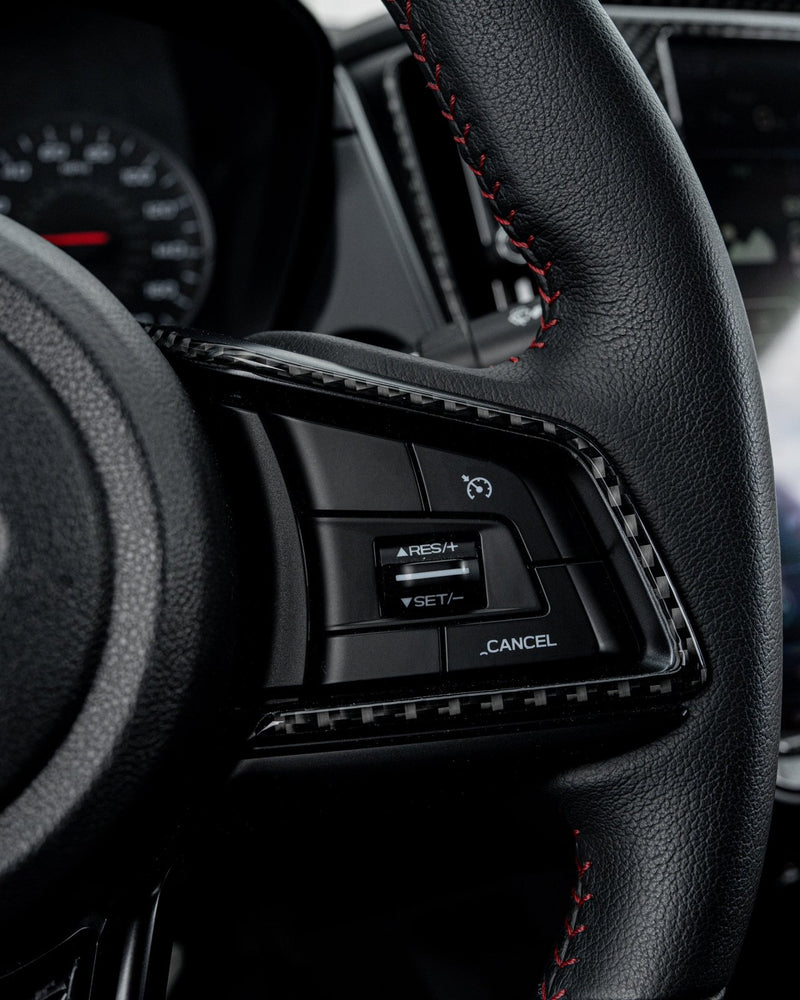 Load image into Gallery viewer, Subaru WRX (2022-2023) Carbon Fiber Steering Wheel Trim - FSPE