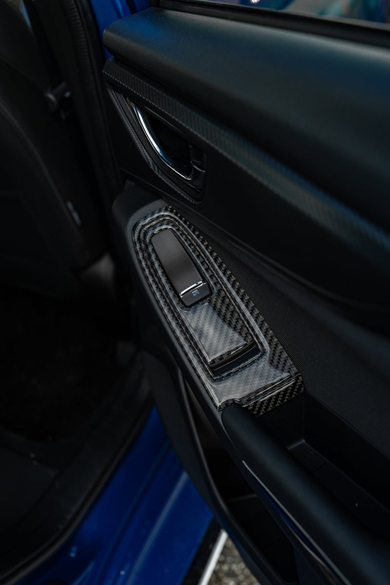 Load image into Gallery viewer, Subaru WRX (2022-2023) Carbon Fiber Window Control Trims - FSPE