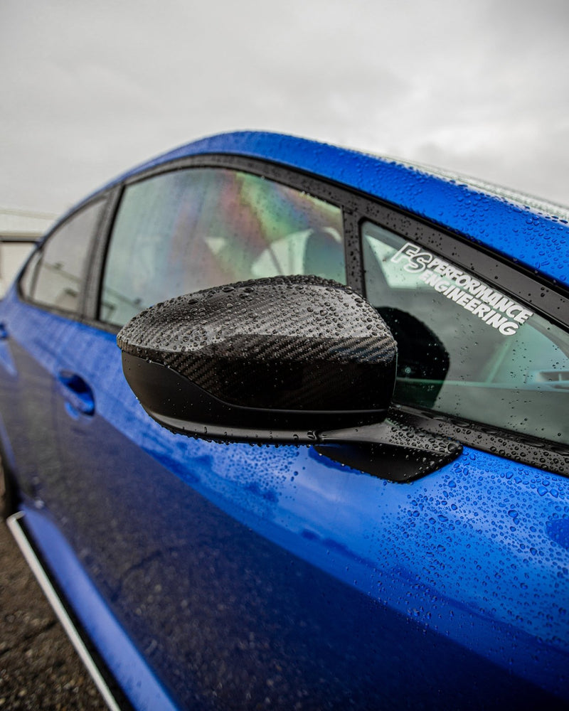 Load image into Gallery viewer, Subaru WRX (2022+) Carbon Fiber Mirror Covers - FSPE