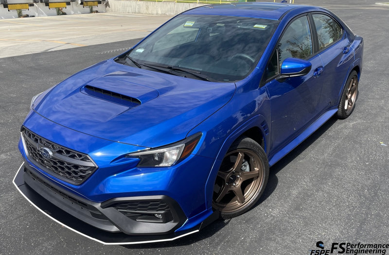 Load image into Gallery viewer, Subaru WRX (2022+) Chassis Mounted Front Splitter V1 - FSPE