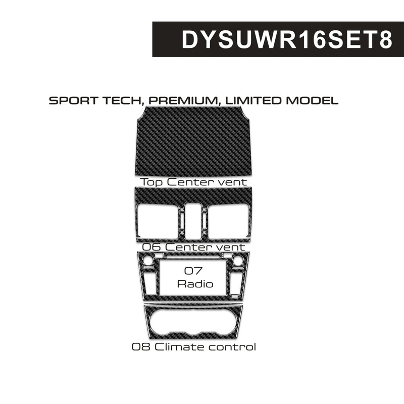 Load image into Gallery viewer, Subaru WRX & STI Sport Tech, Premium, Limited (2016-2017) Carbon Fiber Multimedia Panel Trim - FSPE