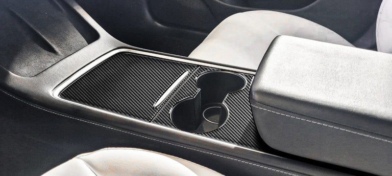 Load image into Gallery viewer, Tesla Model 3 (2017-2022) Carbon Fiber Center Console Trim - FSPE