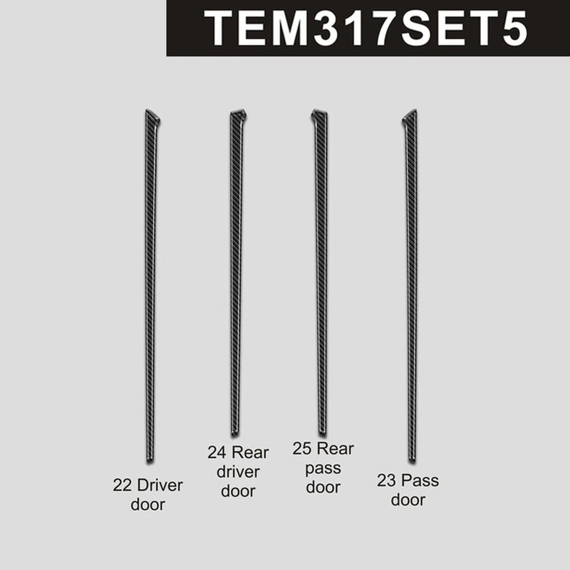 Load image into Gallery viewer, Tesla Model 3 (2017-2022) Carbon Fiber Door Trims - FSPE