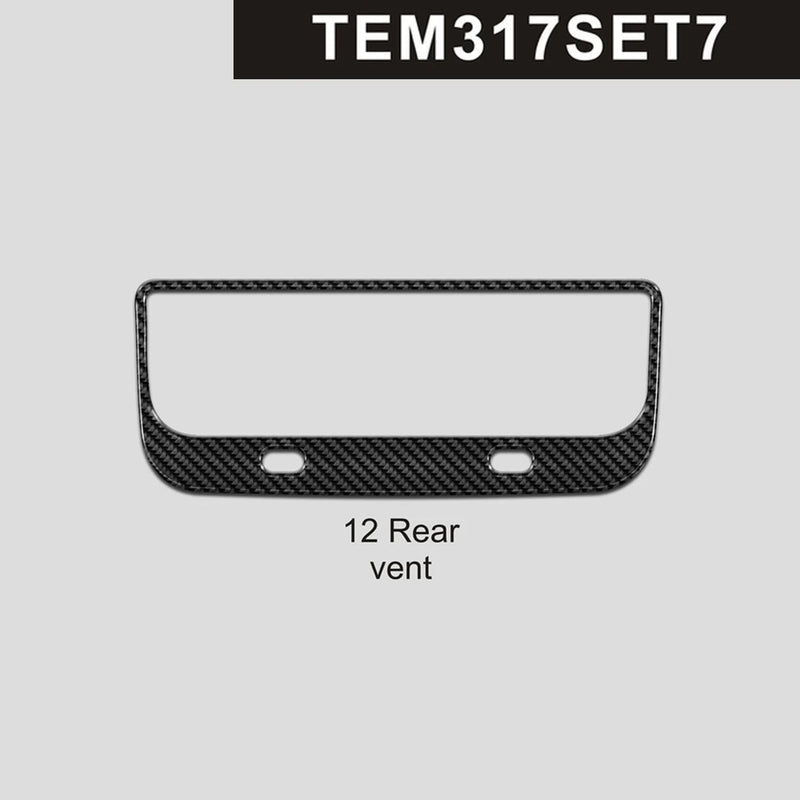 Load image into Gallery viewer, Tesla Model 3 (2017-2022) Carbon Fiber Rear Vent Trim - FSPE