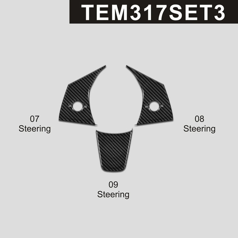Load image into Gallery viewer, Tesla Model 3 (2017-2022) Carbon Fiber Steering Wheel Trims - FSPE