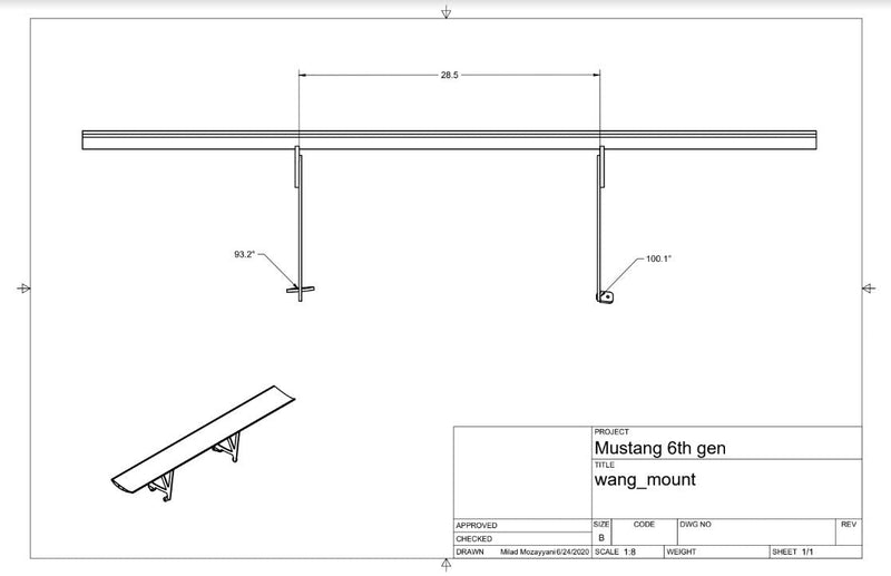 Load image into Gallery viewer, THE BIG WANG KIT FOR 2014+ MUSTANG S550 - FSPE