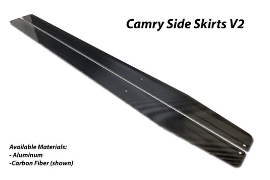 Toyota Camry (2018-2022) Side Skirts V2 - FSPE