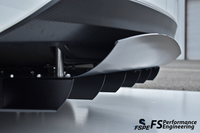Load image into Gallery viewer, Toyota Corolla 2014-2018 (Gen 11) Chassis Mounted Rear Diffuser V2 - FSPE