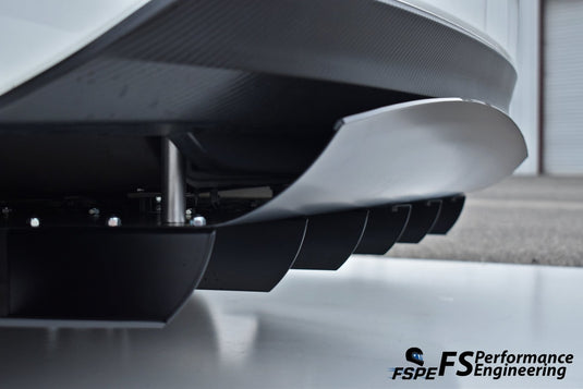 Toyota Corolla 2014-2018 (Gen 11) Chassis Mounted Rear Diffuser V2 - FSPE
