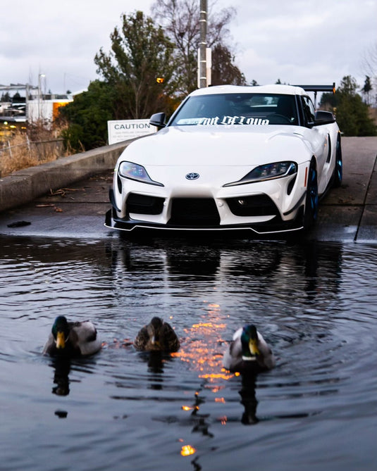 Toyota Supra (A90/A91) CHASSIS MOUNTED Front Splitter (2020-2022) V2 - FSPE