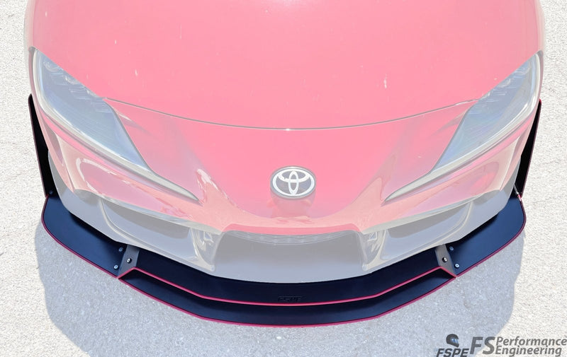 Load image into Gallery viewer, Toyota Supra (A90/A91) CHASSIS MOUNTED Front Splitter (2020-2022) V3 - FSPE