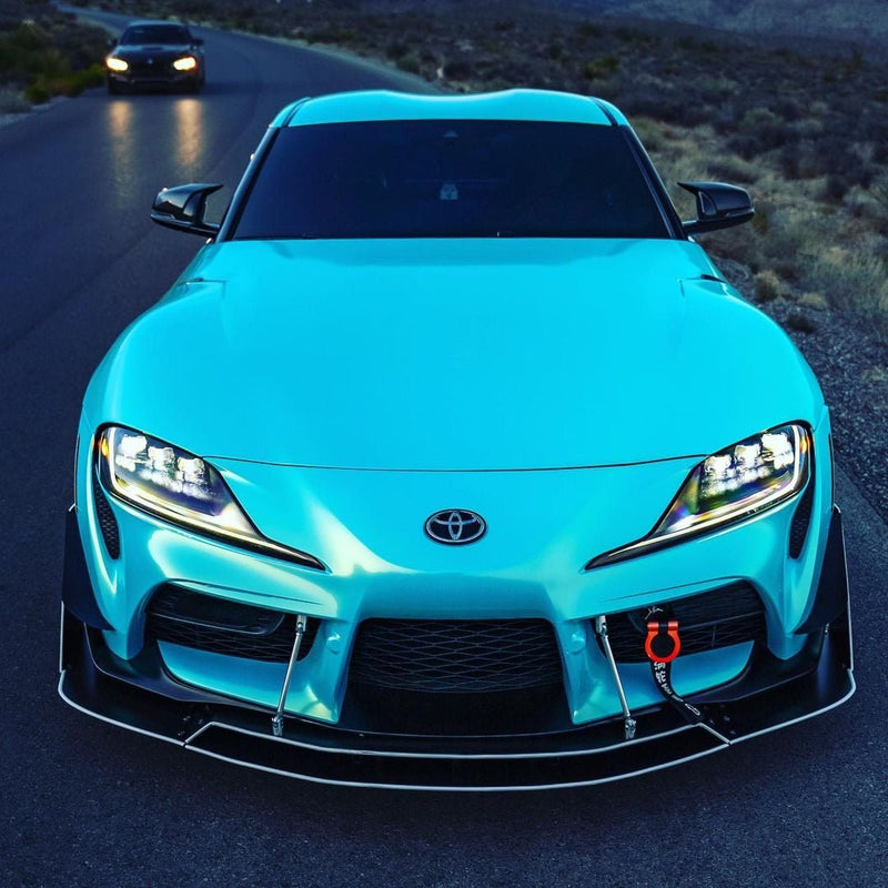 Load image into Gallery viewer, Toyota Supra (A90/A91) CHASSIS MOUNTED Front Splitter (2020-2022) V3 - FSPE
