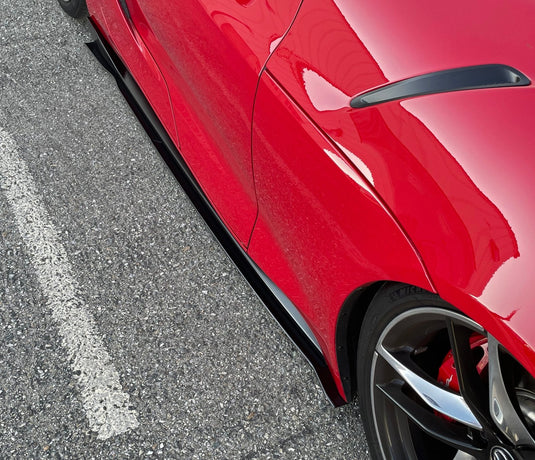 Toyota Supra (A90/A91) Side Skirt Extensions (2020-2022) V1 - FSPE