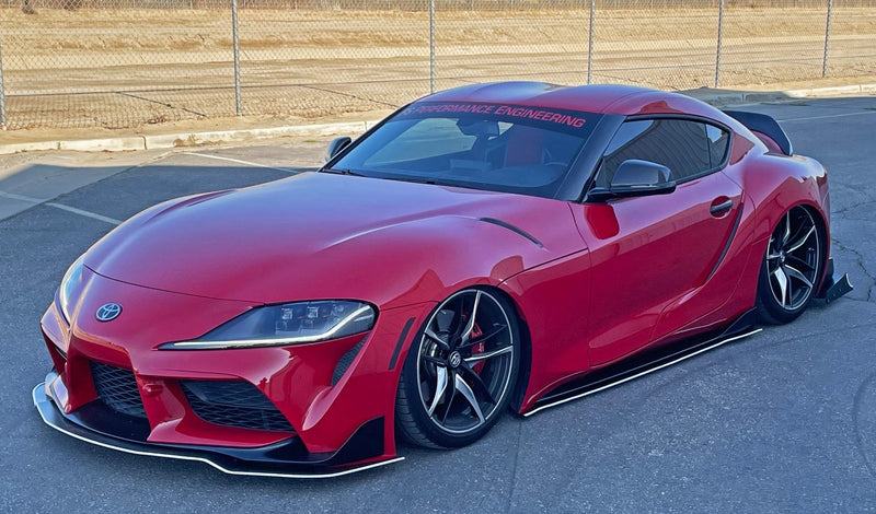 Load image into Gallery viewer, Toyota Supra (A90/A91) Side Skirt Extensions (2020-2022) V1 - FSPE