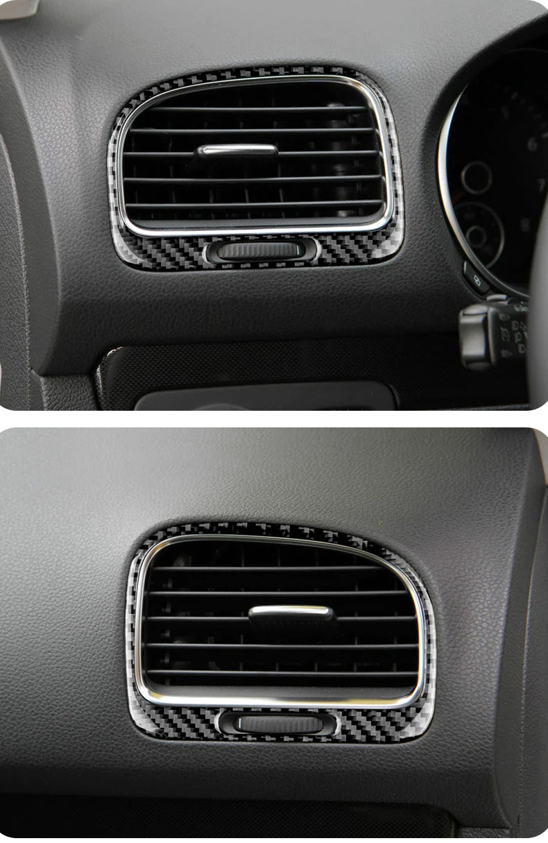 Load image into Gallery viewer, Volkswagen Golf MK6 (2008-2013) Carbon Fiber Air Outlet Trim - FSPE