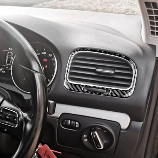 Volkswagen Golf MK6 (2008-2013) Carbon Fiber Air Outlet Trim - FSPE