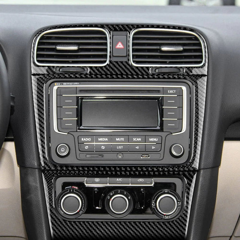 Load image into Gallery viewer, Volkswagen Golf MK6 (2008-2013) Carbon Fiber Central Control Panel Trim - FSPE