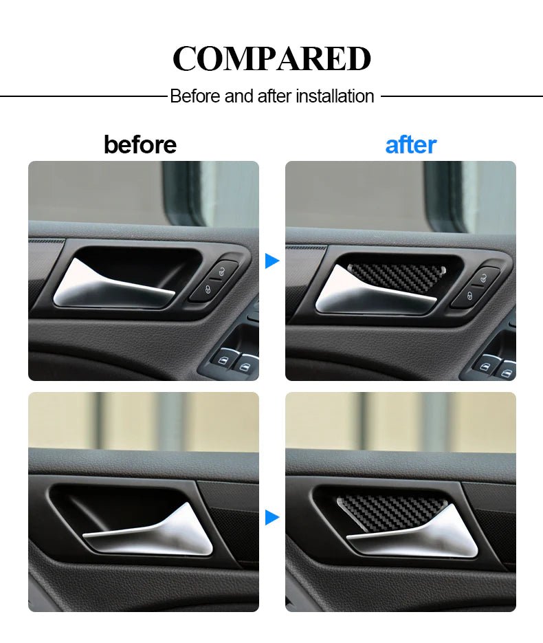 Load image into Gallery viewer, Volkswagen Golf MK6 (2008-2013) Carbon Fiber Door Handle Trim - FSPE