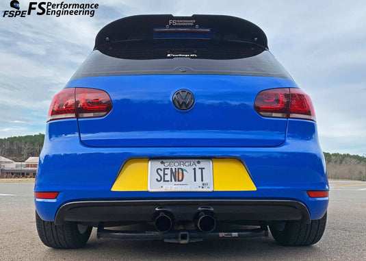Volkswagen MK6 (2010-2014) Golf GTI / R Rear Spoiler Extension V1 & V2 - FSPE