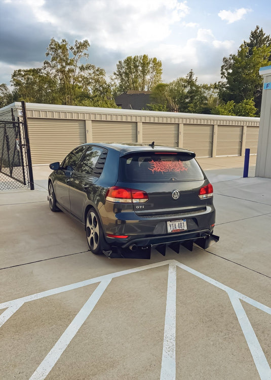 Volkswagen MK6 (2010-2014) Golf GTI Rear Diffuser V3 - FSPE