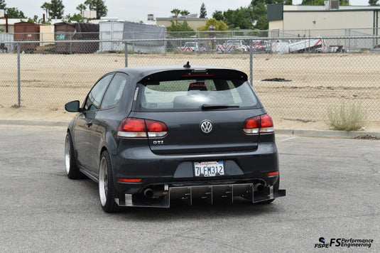 Volkswagen MK6 (2010-2014) Golf GTI Rear Diffuser V3 - FSPE