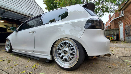 Volkswagen MK6 Golf GTI / R (2010-14) Side Skirt Extensions for Optikwerks Side Skirts - FSPE